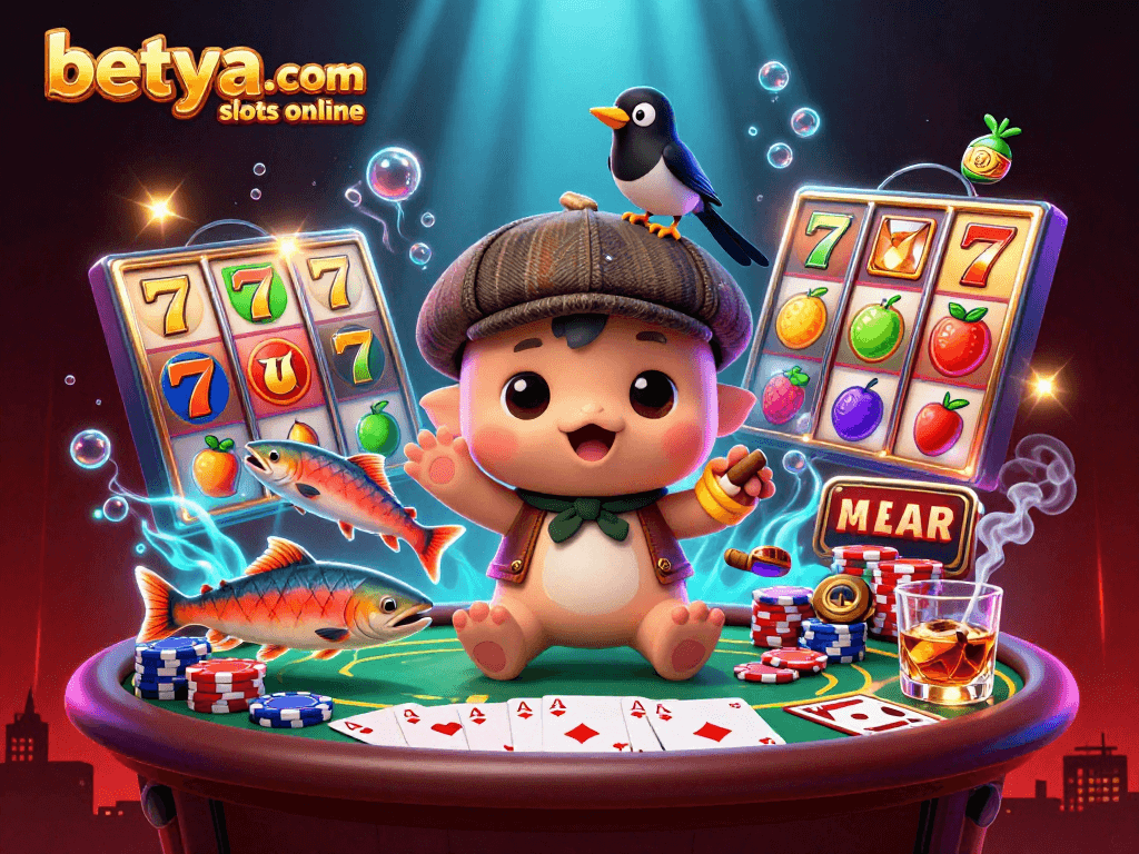 Experience thrilling excitement with betya.com slots online, boasting vibrant slot reels and playful characters!