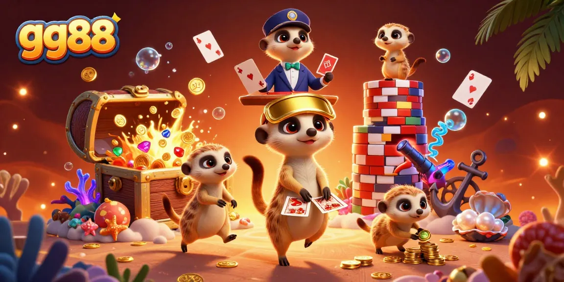 Experience thrilling gaming moments at gg88 with meerkats managing an exciting casino operation