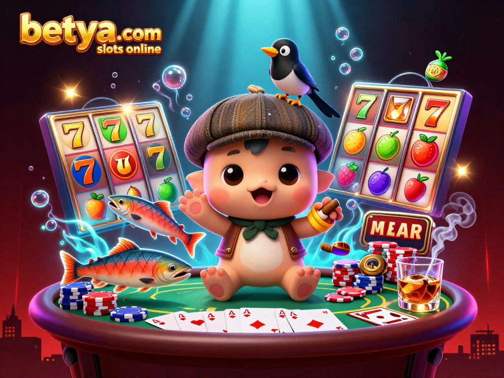 Experience thrilling excitement with betya.com slots online, boasting vibrant slot reels and playful characters!