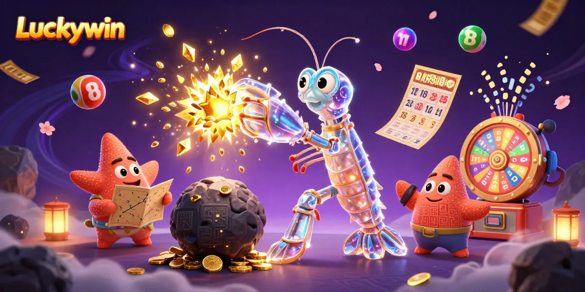 Experience winning excitement at Luckywin with a dynamic scene of gaming and prizes.