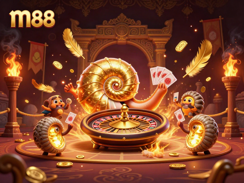 Engage with m88 as the ancient nautilus spins the roulette wheel and plays cards.