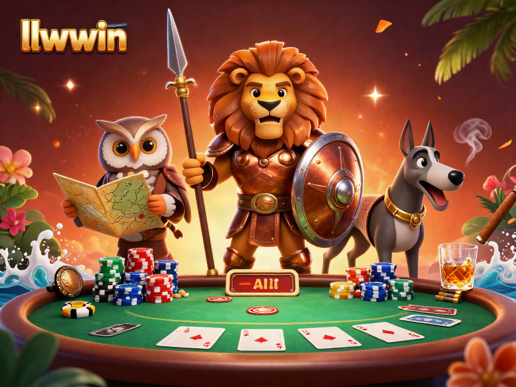 Experience thrilling moments at llwwin with a vibrant poker scene and dynamic characters.
