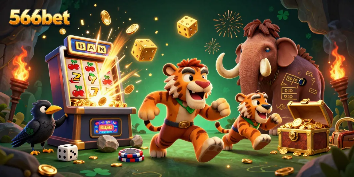 Join the excitement of 566bet with a prehistoric casino adventure, featuring jackpots and fun!