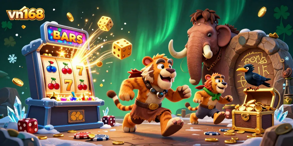 Experience thrilling action at vn168, where the prehistoric casino scene bursts with jackpots and excitement.