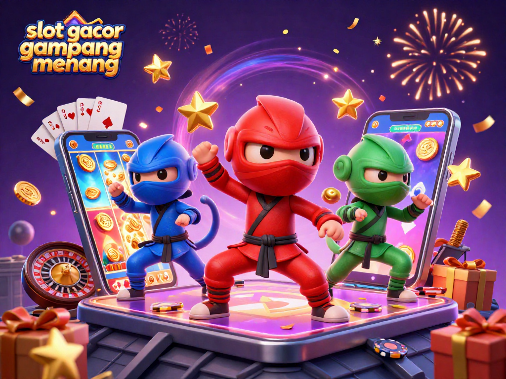 Experience the thrill of slot gacor gampang menang with dynamic chameleons, colors, and casino elements!