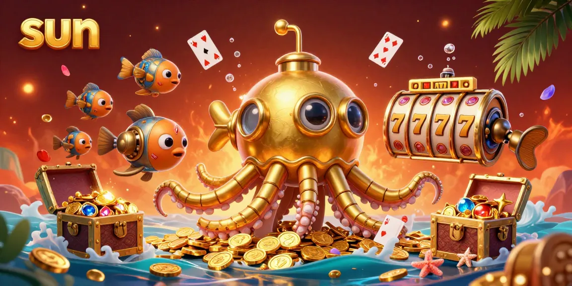 Engage with the sun-themed online casino experience, highlighting vibrant slots and dynamic gaming elements.