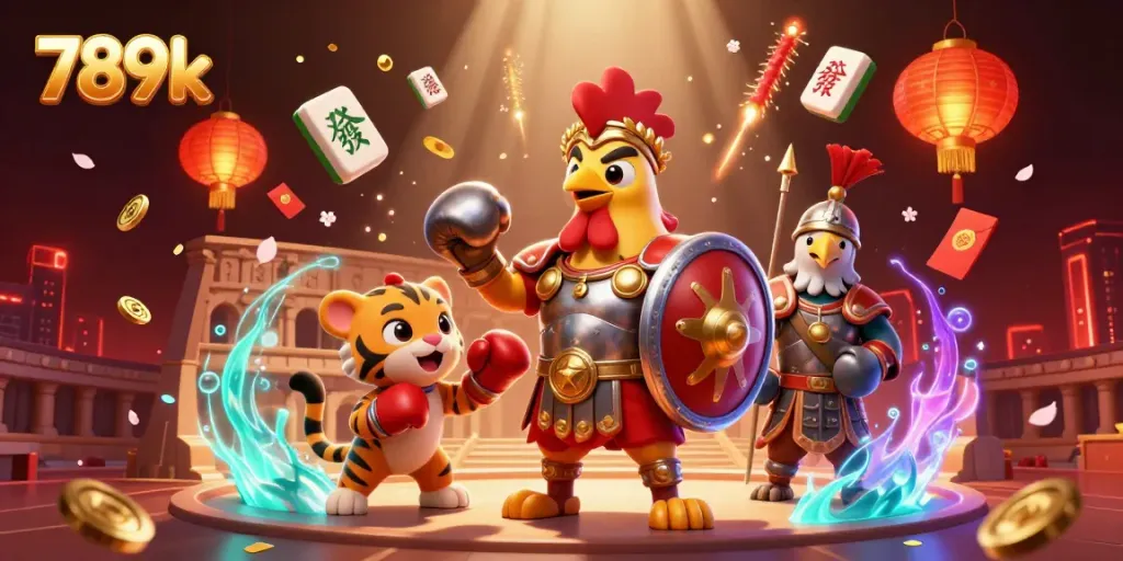 Engage in dynamic gambling adventures with the lively 789k casino scene featuring amazing characters.