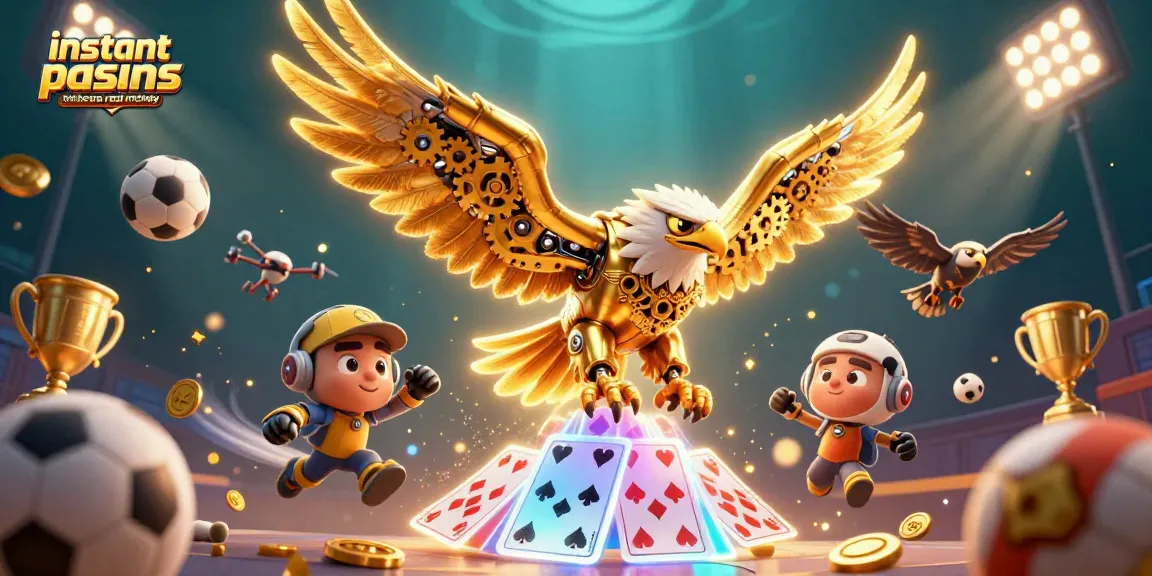 Experience instant payout casinos online real money with an energetic 3D casino illustration.