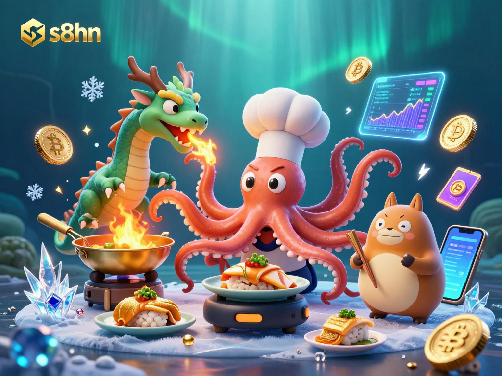 Engage in thrilling gaming with s8hn, featuring vibrant characters and dynamic crypto elements.