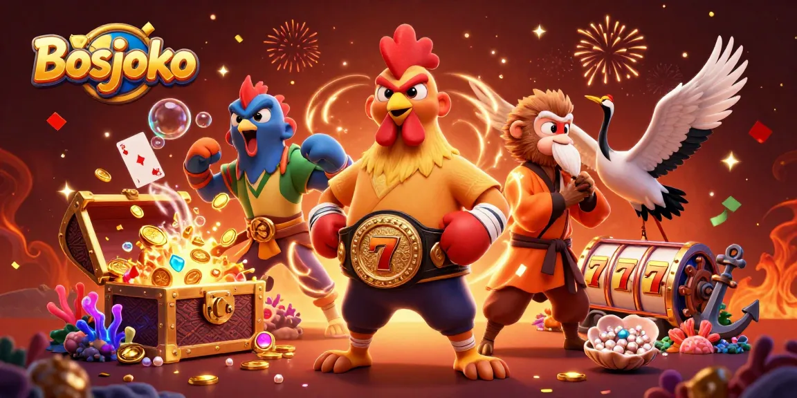 Engage with Bosjoko's exciting casino adventure featuring dynamic characters and vibrant gambling elements.