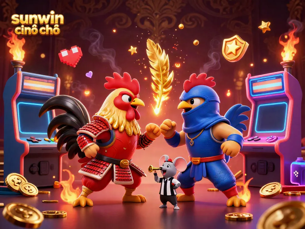 Shoot, win prizes, and enjoy the world of sunwin chính chủ while watching an epic cockfight.