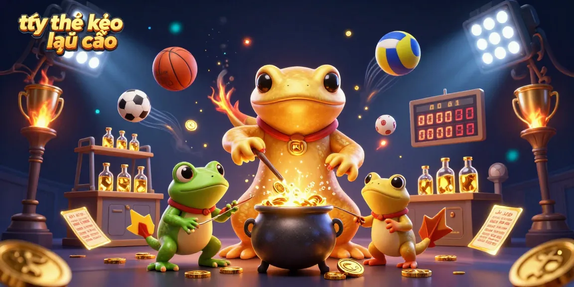 Bet on tỷ lệ kèo nhà cái: join the alchemist and his frog apprentice in a magical sports betting adventure.