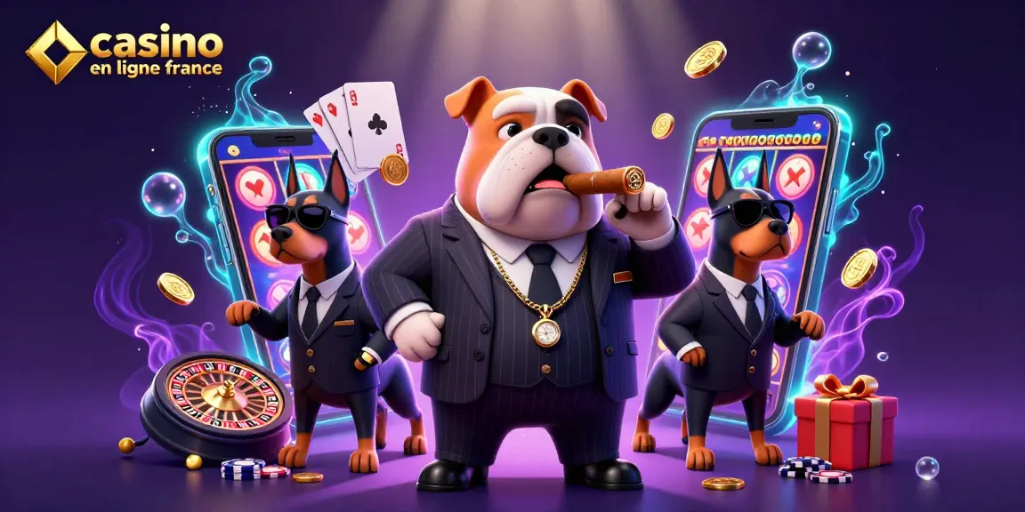 Plongez dans l'univers du casino en ligne France avec une illustration 3D captivante
