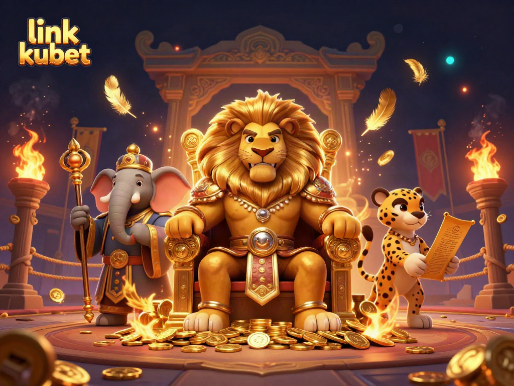 Experience thrilling adventures with link kubet in an epic casino scene featuring legendary characters.