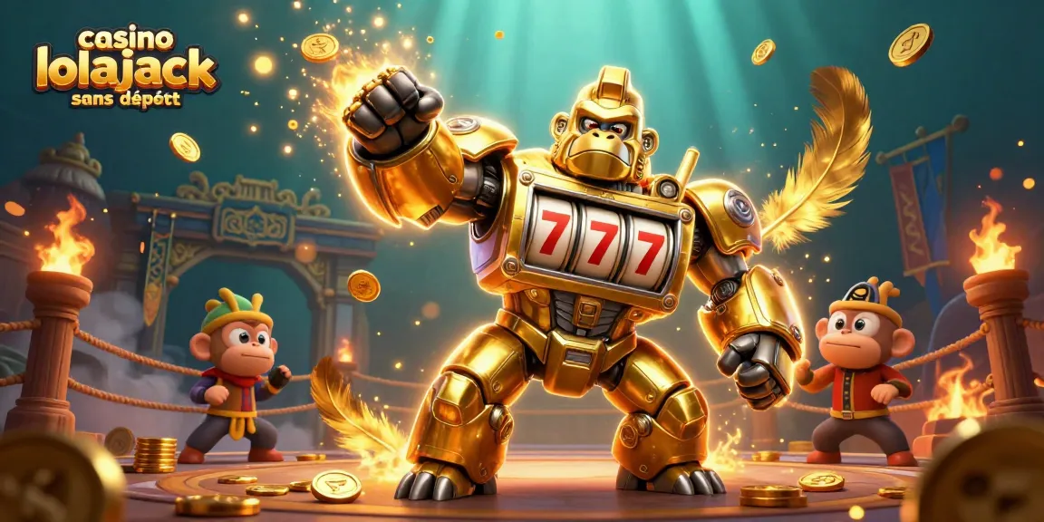 Experience thrilling spins and jackpot wins at casino lolajack sans dépôt with an action-packed 3D scene.